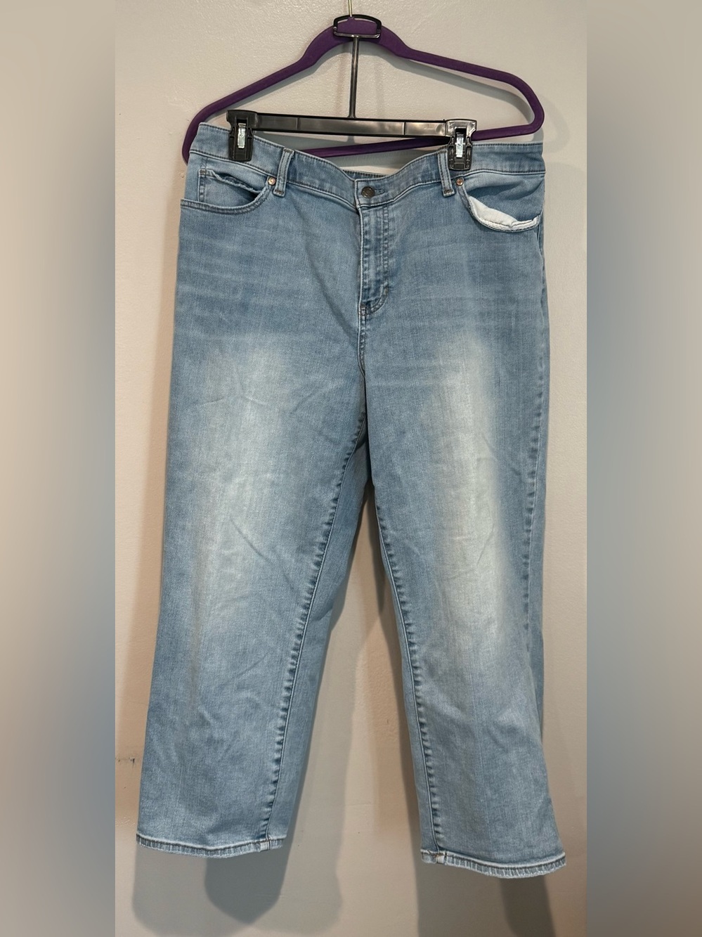 Talbots Light Blue Cropped Jeans